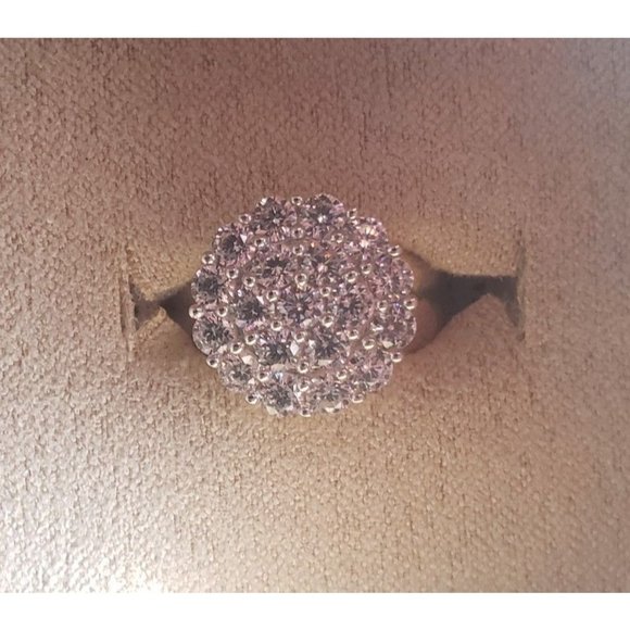 Bella Luce CZ 18k Yellow Gold Over Silver Ring 3.80ctw - Picture 7 of 7